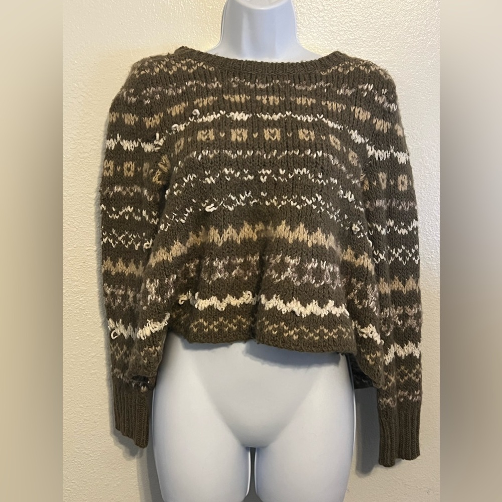 Free People Cropped Sweater